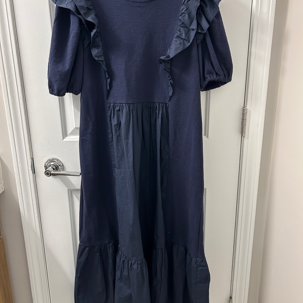 English Factory Dress with Ruffles